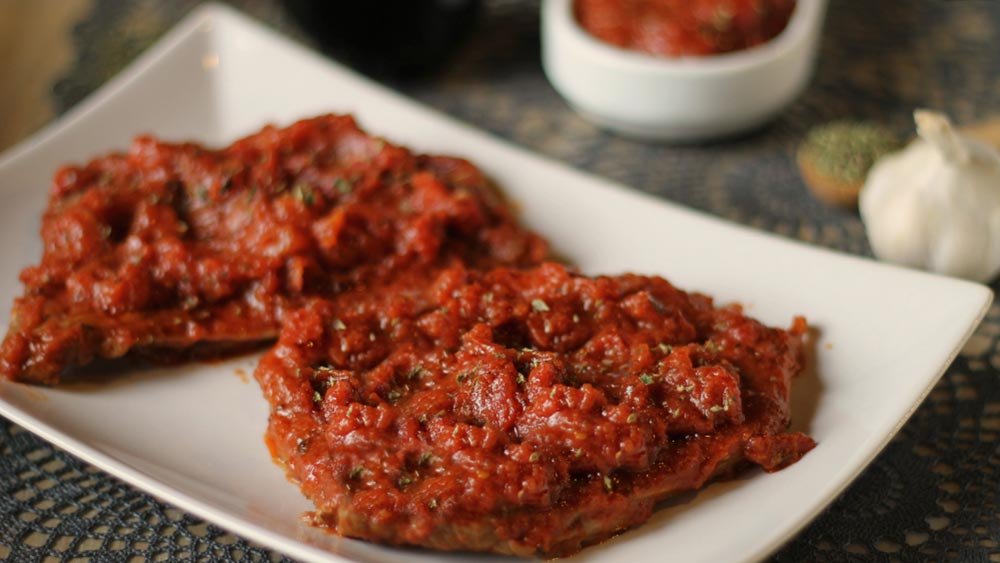 carne, ricetta carne alla pizzaiola, ricetta carne, ricetta con carne di manzo,